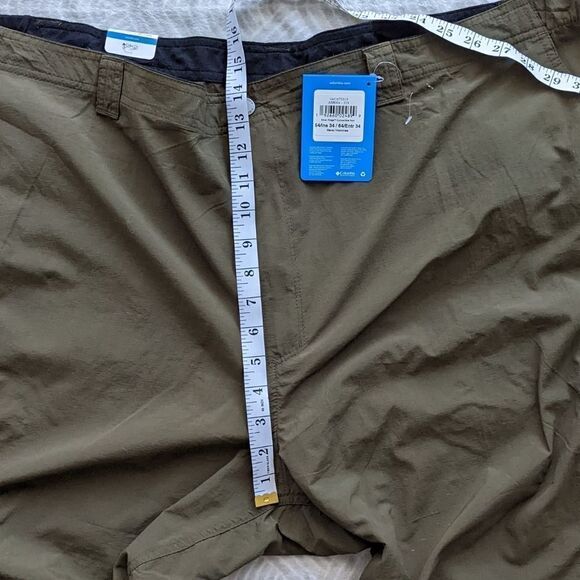 COLUMBIA Silver ridge convertible khaki hiking pants size 54 w 35 L NEW B1 - Picture 11 of 16